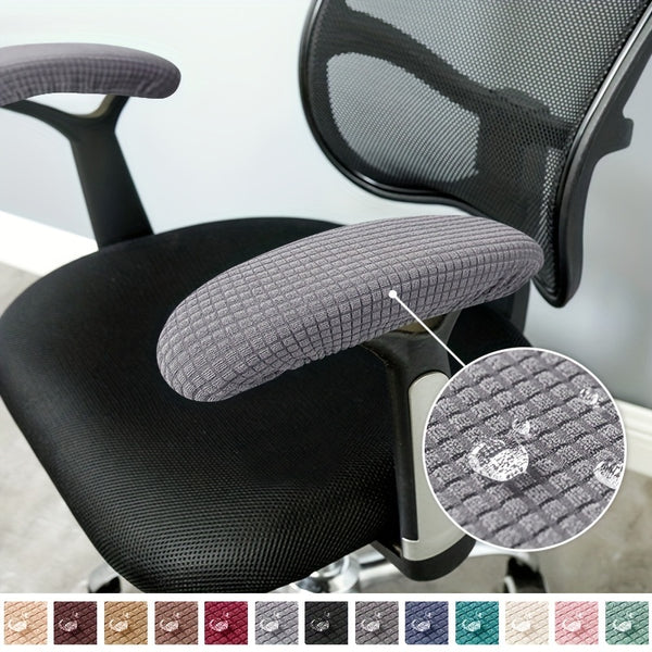 Moderne Elastische Armlehnenbezüge (2er-Set) – Wasserabweisender, Kratzfreier Schutz, Pflegeleichte Schonbezüge Für Bürostühle