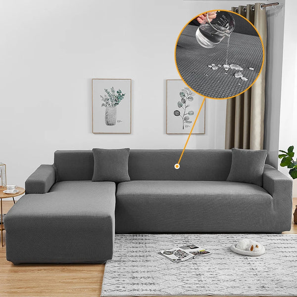 Elastischer Wasserdichter L-Formiger Sofabezug
