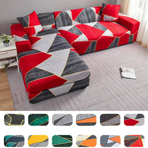 Geometrische Sofabezüge für Wohnzimmer