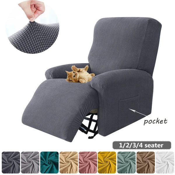 Jacquard Relaxsessel Sesselbezüge Elastischer Sofaschutz Lazy Boy Relax-Sesselbezüge Couchbezug Stretch-Schonbezüge