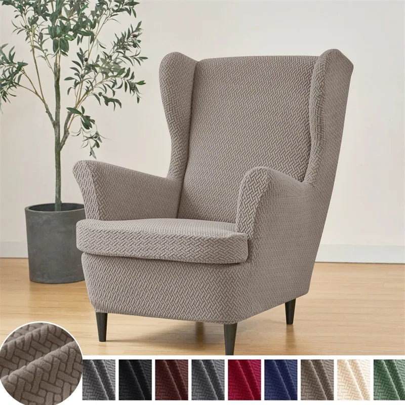 Jacquard Wingback Sesselbezug