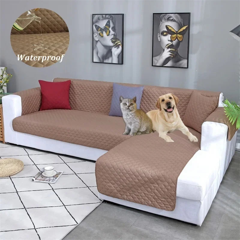 L-Shape Waterproof Sofa Cover