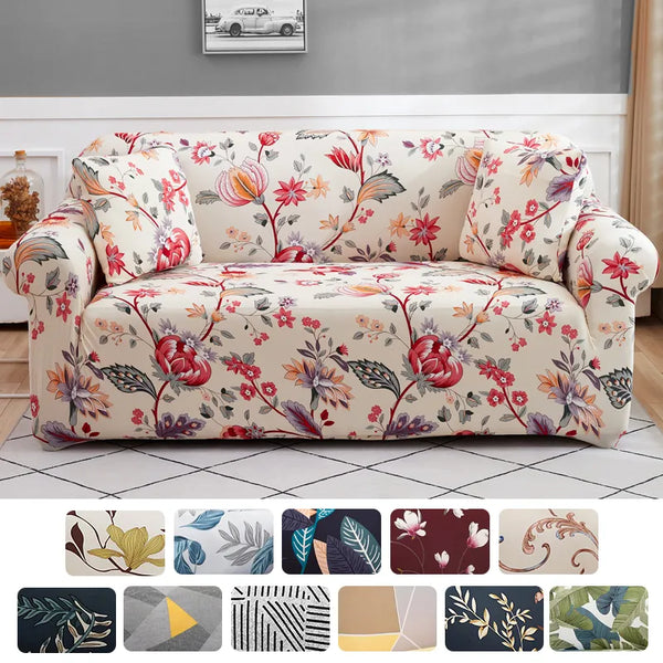Bedruckter Sofabezug Stretch-Couchbezug Sofaüberzüge Für Sofas Und Zweisitzer Waschbarer Möbelschutz Für Haustiere Und Kinder