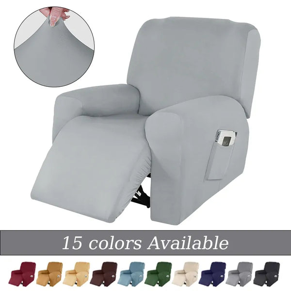 Relaxsessel Sesselbezüge 1-Sitzer Stretch Einzelsessel Relax-Schonbezug Rutschfester Sofa Stuhl-Schutz
