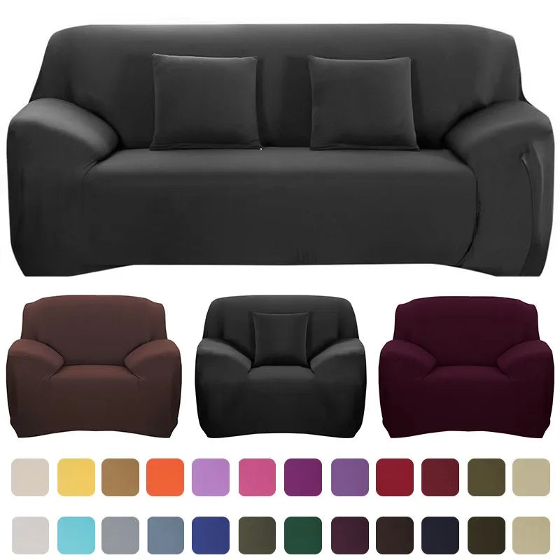 Solid Color Sofa Covers