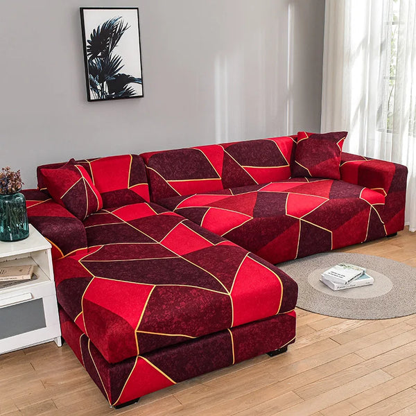 Stretch Ecksofa Bezüge