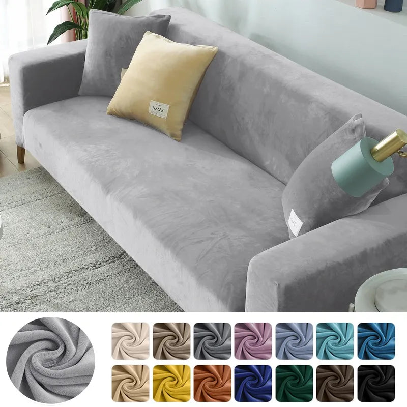 Velvet Elastic Sofa Covers