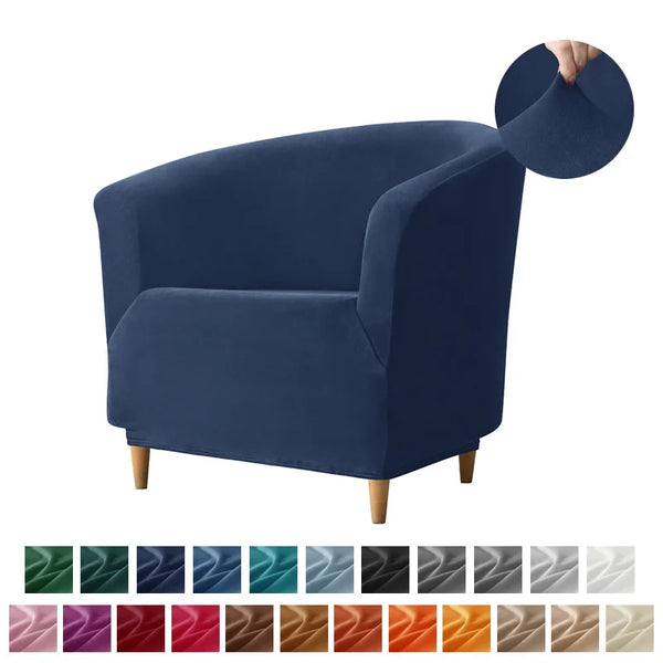 Samt Leisure Club Sessel-Stuhlbezüge Für IKEA-Sofas Stretch Sesselbezüge Abnehmbarer Elastischer Sofabezug