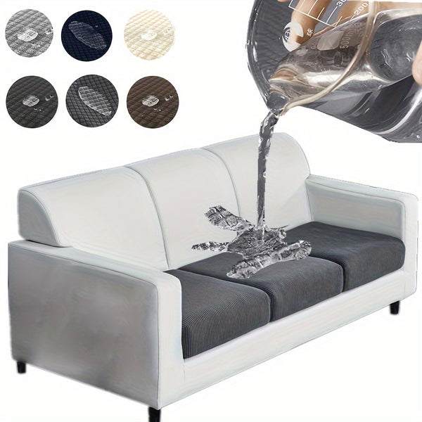2/3 Stücke Wasserdichte Couch Abdeckungen Stretch Sofa Sitzkissenbezüge Sofa Sitz Kissen Schonbezug Kissen Schutz